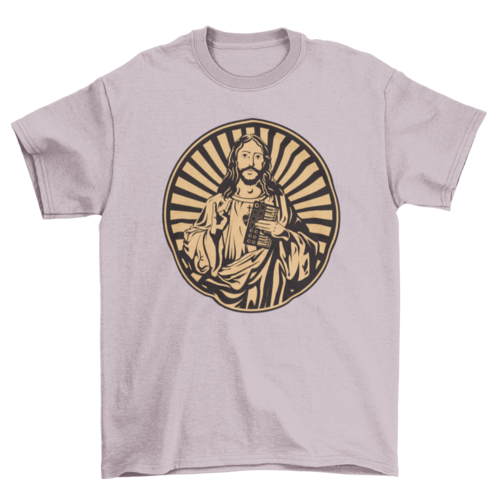 Jesus with synthesizer t-shirt d